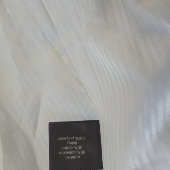 The Limited White Eyelet Trench Coat Size Small - Picture 4 of 6